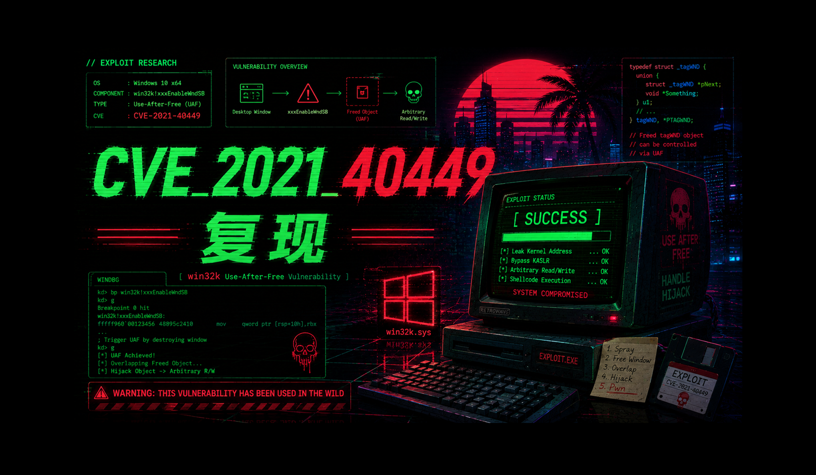 【漏洞】CVE-2021-40449 复现